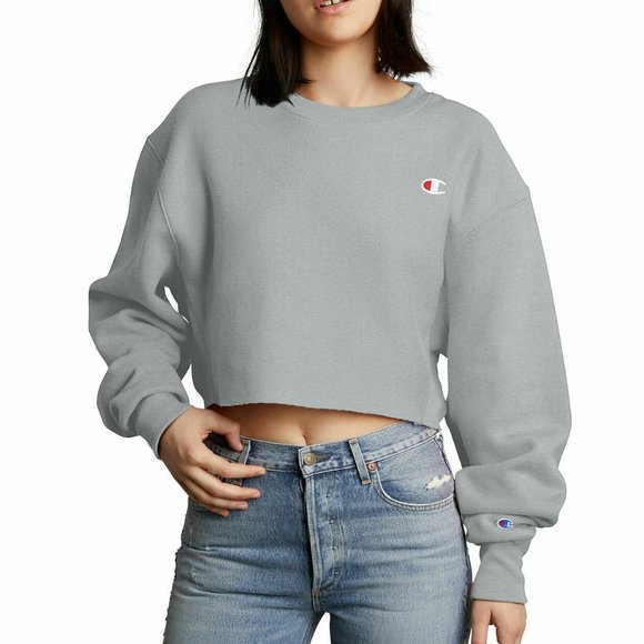 Champion Tops - Champion Life Cropped Cut Off Raw Edge Crew